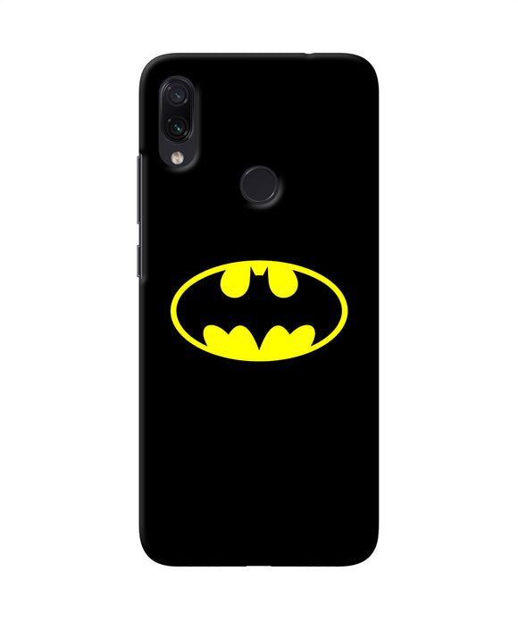 Batman Logo Redmi Note 7s Back Cover