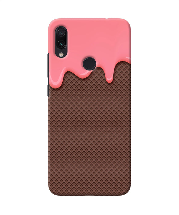 Waffle Cream Biscuit Redmi Note 7s Back Cover