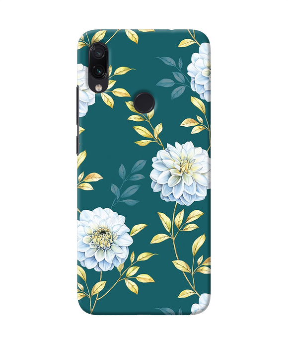 Flower Canvas Redmi Note 7s Back Cover