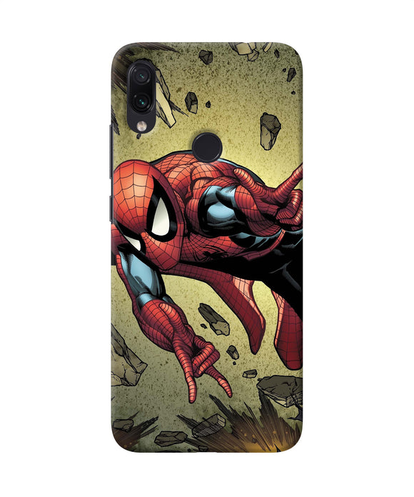 Spiderman On Sky Redmi Note 7s Back Cover