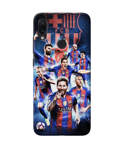 Messi Fcb Team Redmi Note 7s Back Cover