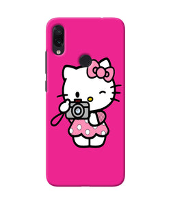 Hello Kitty Cam Pink Redmi Note 7s Back Cover