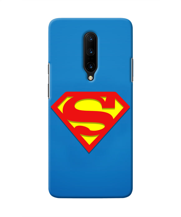 Superman Blue Oneplus 7 Pro Real 4D Back Cover