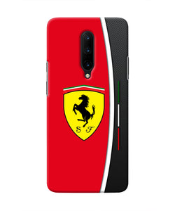 Ferrari Abstract Red Oneplus 7 Pro Real 4D Back Cover