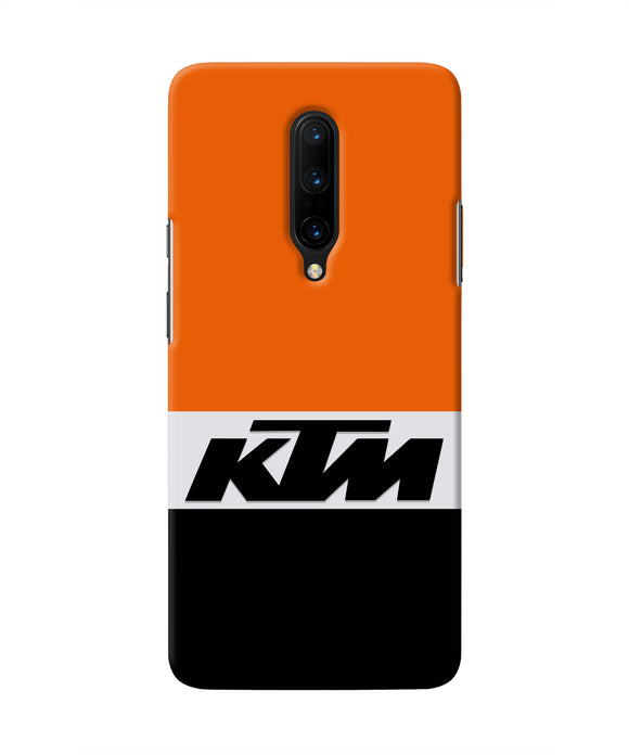 KTM Colorblock Oneplus 7 Pro Real 4D Back Cover