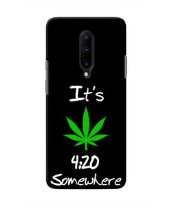 Weed Quote Oneplus 7 Pro Real 4D Back Cover