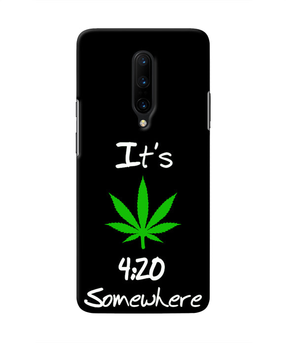 Weed Quote Oneplus 7 Pro Real 4D Back Cover