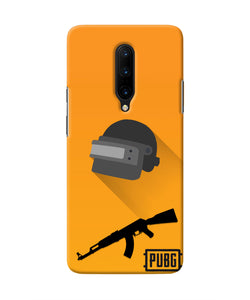 PUBG Helmet and Gun Oneplus 7 Pro Real 4D Back Cover