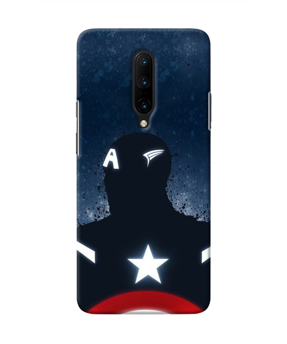 Captain america Shield Oneplus 7 Pro Real 4D Back Cover