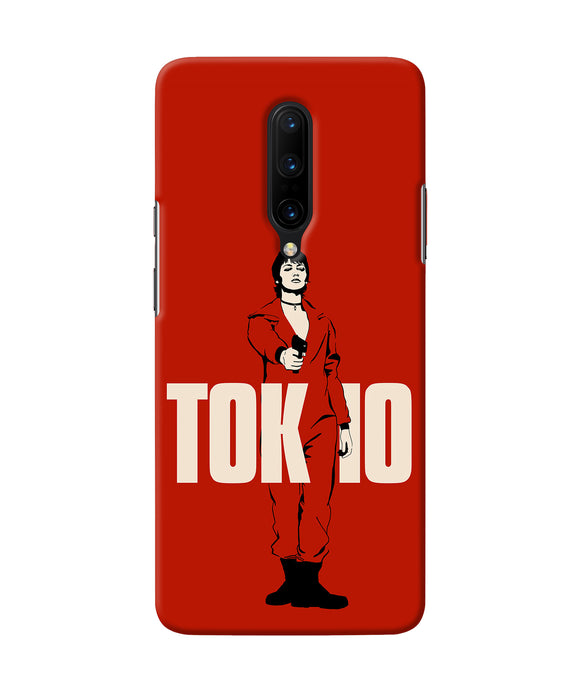 Money Heist Tokyo With Gun Oneplus 7 Pro Back Cover