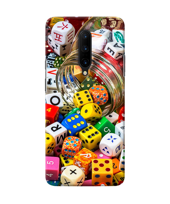 Colorful Dice Oneplus 7 Pro Back Cover