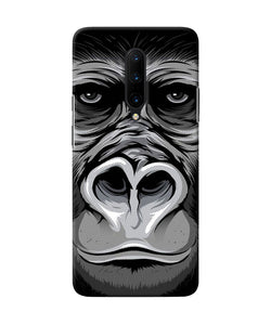 Black Chimpanzee Oneplus 7 Pro Back Cover