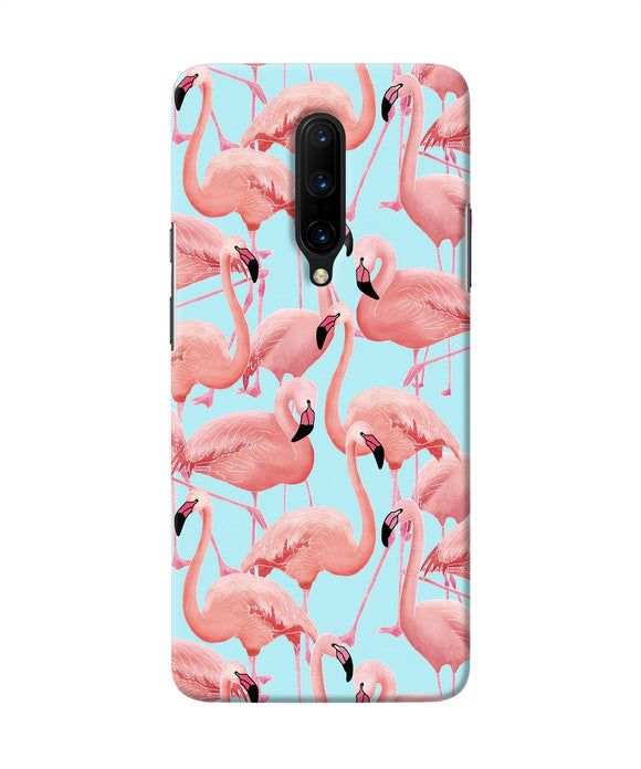 Abstract Sheer Bird Print Oneplus 7 Pro Back Cover