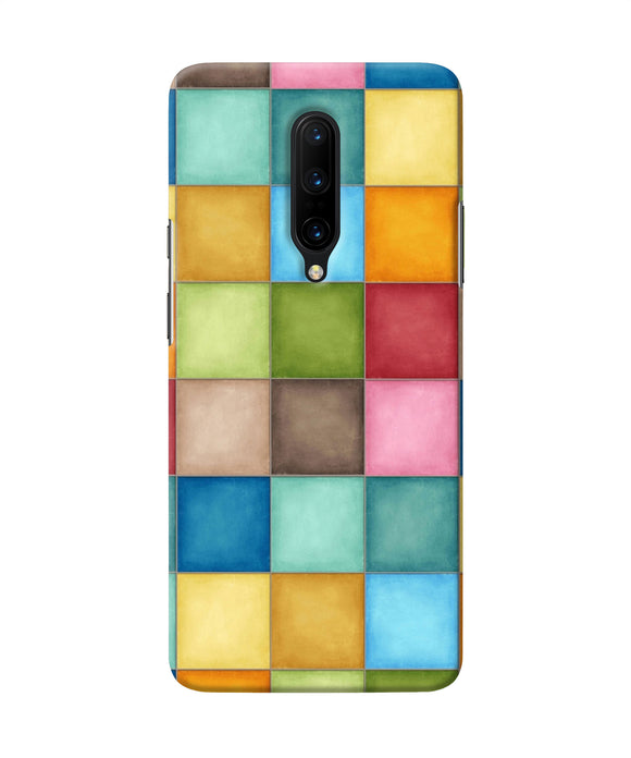 Abstract Colorful Squares Oneplus 7 Pro Back Cover