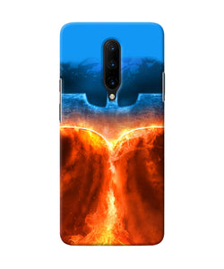 Burning Batman Logo Oneplus 7 Pro Back Cover