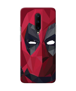 Abstract Deadpool Mask Oneplus 7 Pro Back Cover