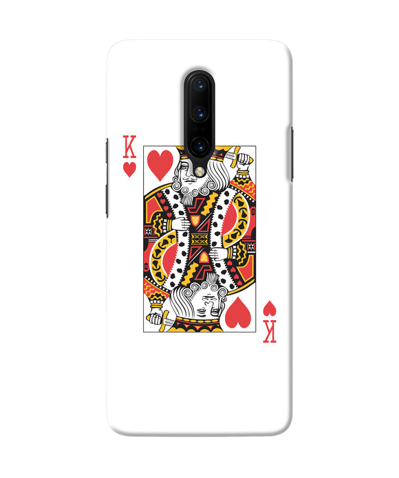 Heart King Card Oneplus 7 Pro Back Cover