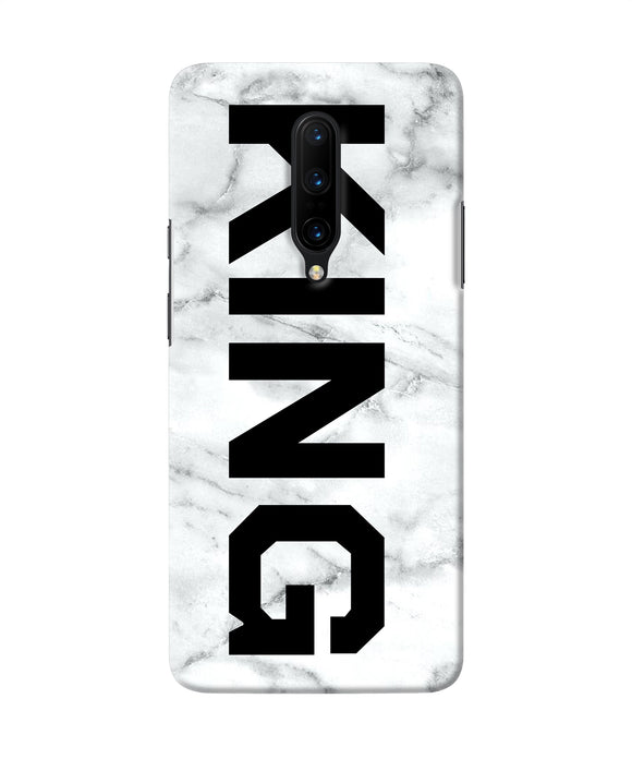 King Marble Text Oneplus 7 Pro Back Cover