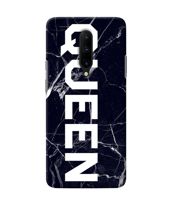 Queen Marble Text Oneplus 7 Pro Back Cover