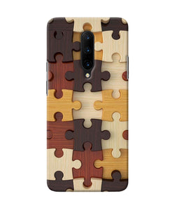 Wooden Puzzle Oneplus 7 Pro Back Cover