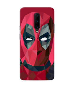 Abstract Deadpool Full Mask Oneplus 7 Pro Back Cover