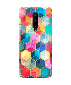 Abstract Color Box Oneplus 7 Pro Back Cover