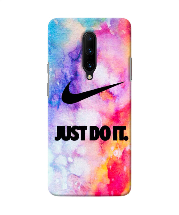 Just Do It Colors Oneplus 7 Pro Back Cover