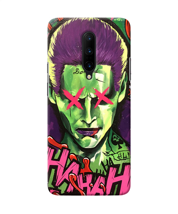 Damaged Joker Anim Oneplus 7 Pro Back Cover