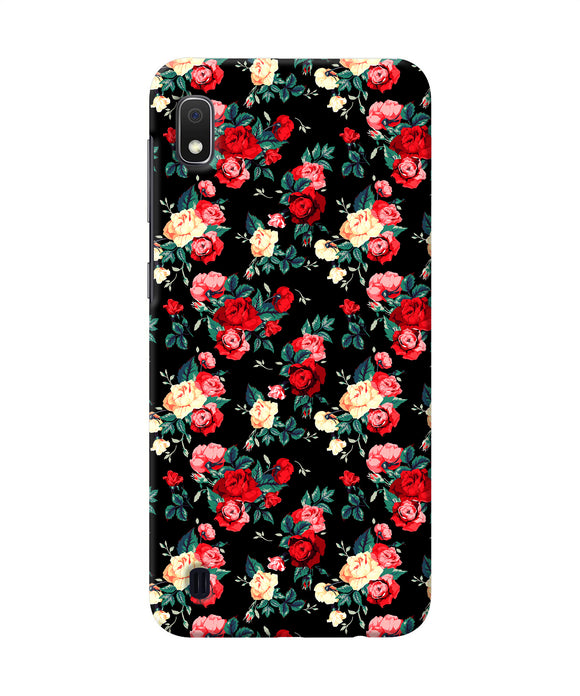 Rose Pattern Samsung A10 Back Cover