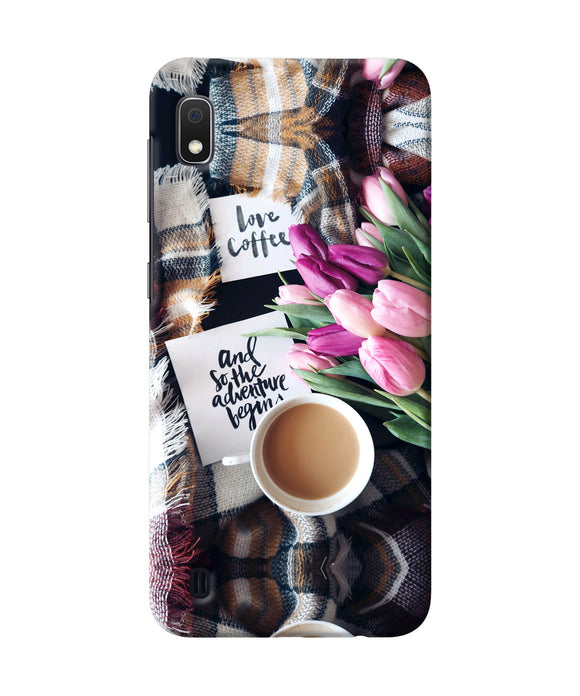 Love Coffee Quotes Samsung A10 Back Cover