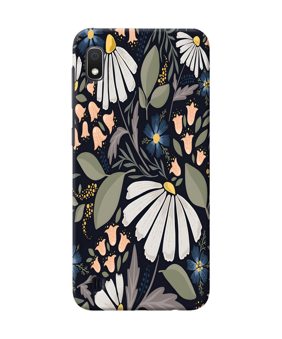 Flowers Art Samsung A10 Back Cover