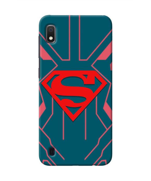 Superman Techno Samsung A10 Real 4D Back Cover