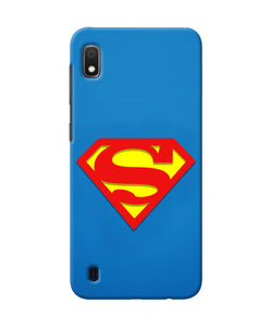 Superman Blue Samsung A10 Real 4D Back Cover