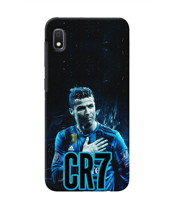 Christiano Ronaldo Blue Samsung A10 Real 4D Back Cover