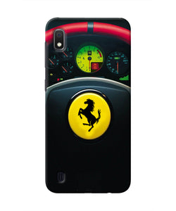 Ferrari Steeriing Wheel Samsung A10 Real 4D Back Cover