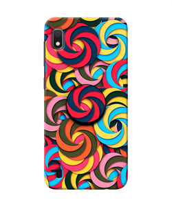 Spiral Pattern Samsung A10 Pop Case