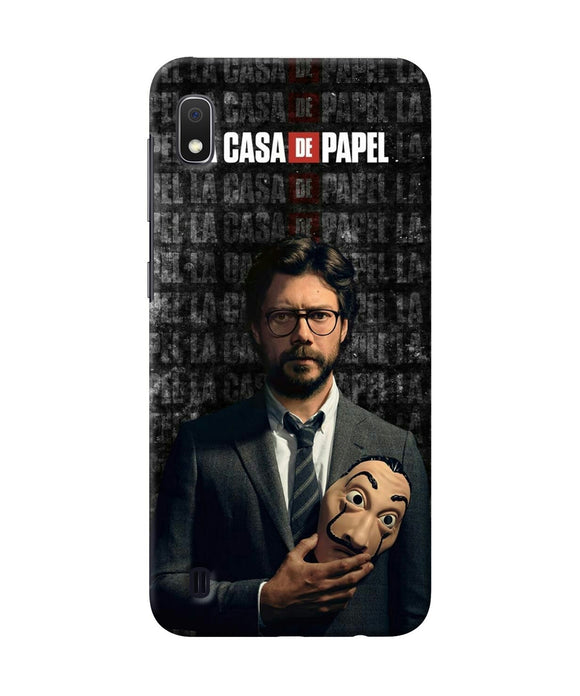 Money Heist Professor with Mask Samsung A10 Back Cover