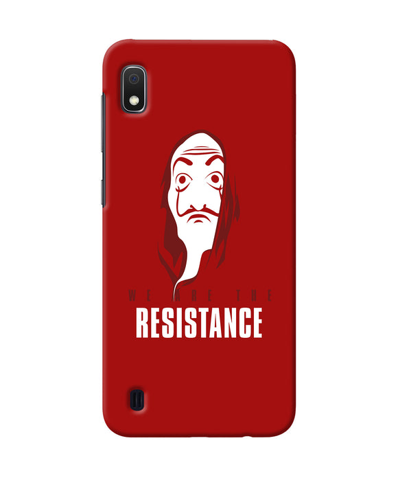 Money Heist Resistance Quote Samsung A10 Back Cover