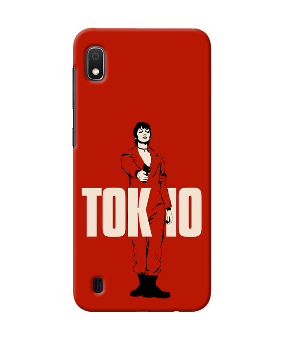 Money Heist Tokyo With Gun Samsung A10 Back Cover