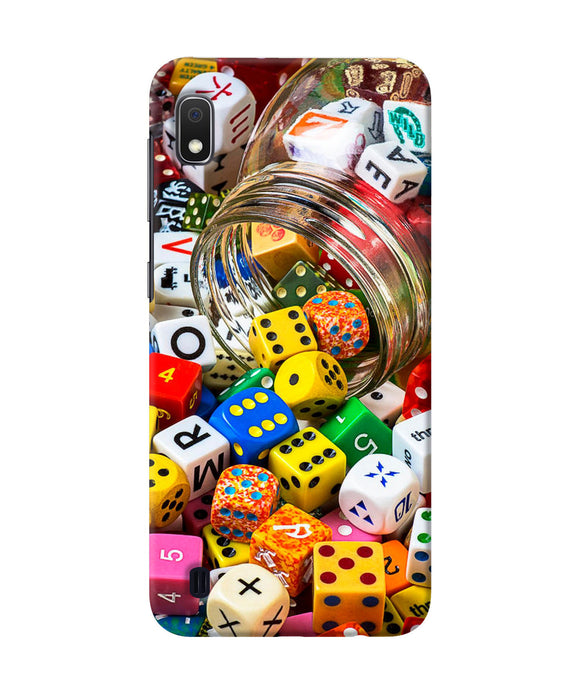 Colorful Dice Samsung A10 Back Cover
