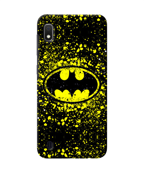 Batman Last Knight Print Yellow Samsung A10 Back Cover