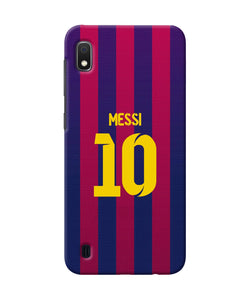 Messi 10 Tshirt Samsung A10 Back Cover