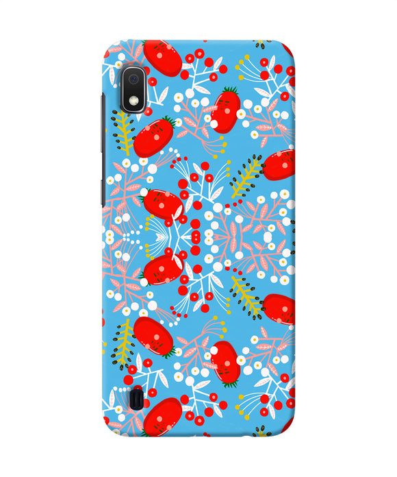 Small Red Animation Pattern Samsung A10 Back Cover