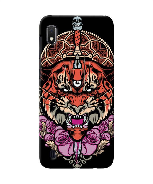 Abstract Tiger Samsung A10 Back Cover