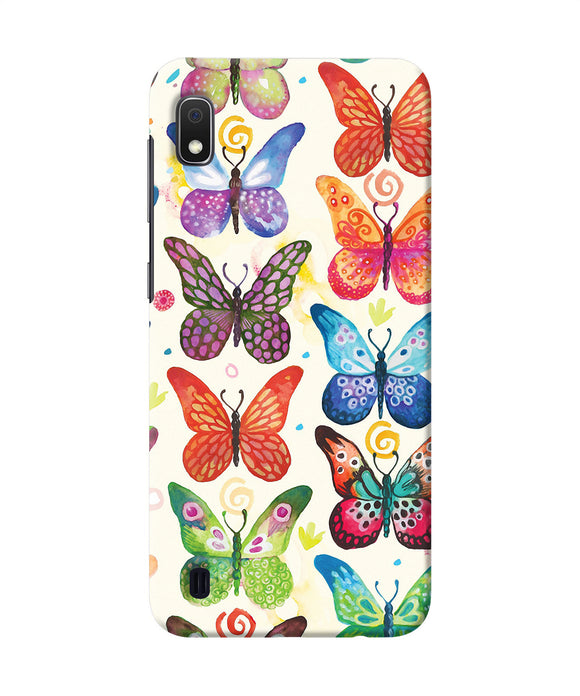 Abstract Butterfly Print Samsung A10 Back Cover