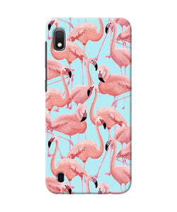 Abstract Sheer Bird Print Samsung A10 Back Cover