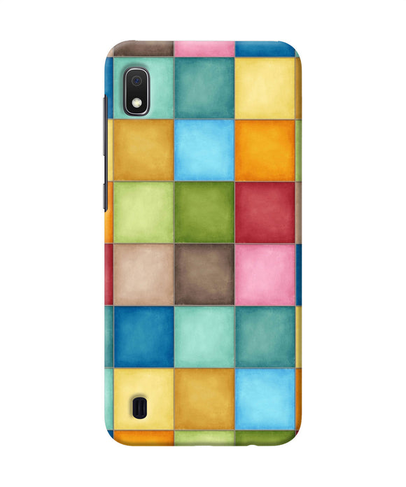 Abstract Colorful Squares Samsung A10 Back Cover