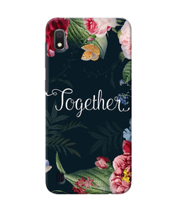 Together Flower Samsung A10 Back Cover