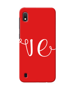 Love Two Samsung A10 Back Cover