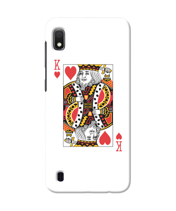 Heart King Card Samsung A10 Back Cover